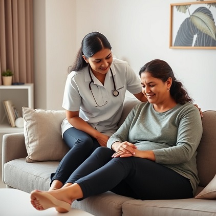 Physiotherapy Professionals at patient home